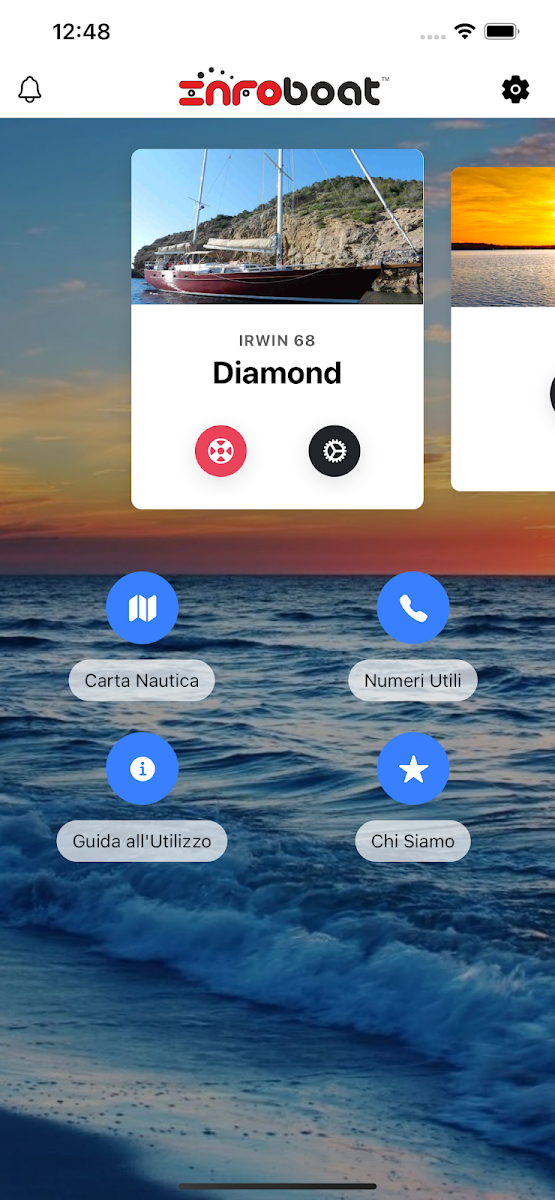 Schermata ufficiale dell'app InfoBoat